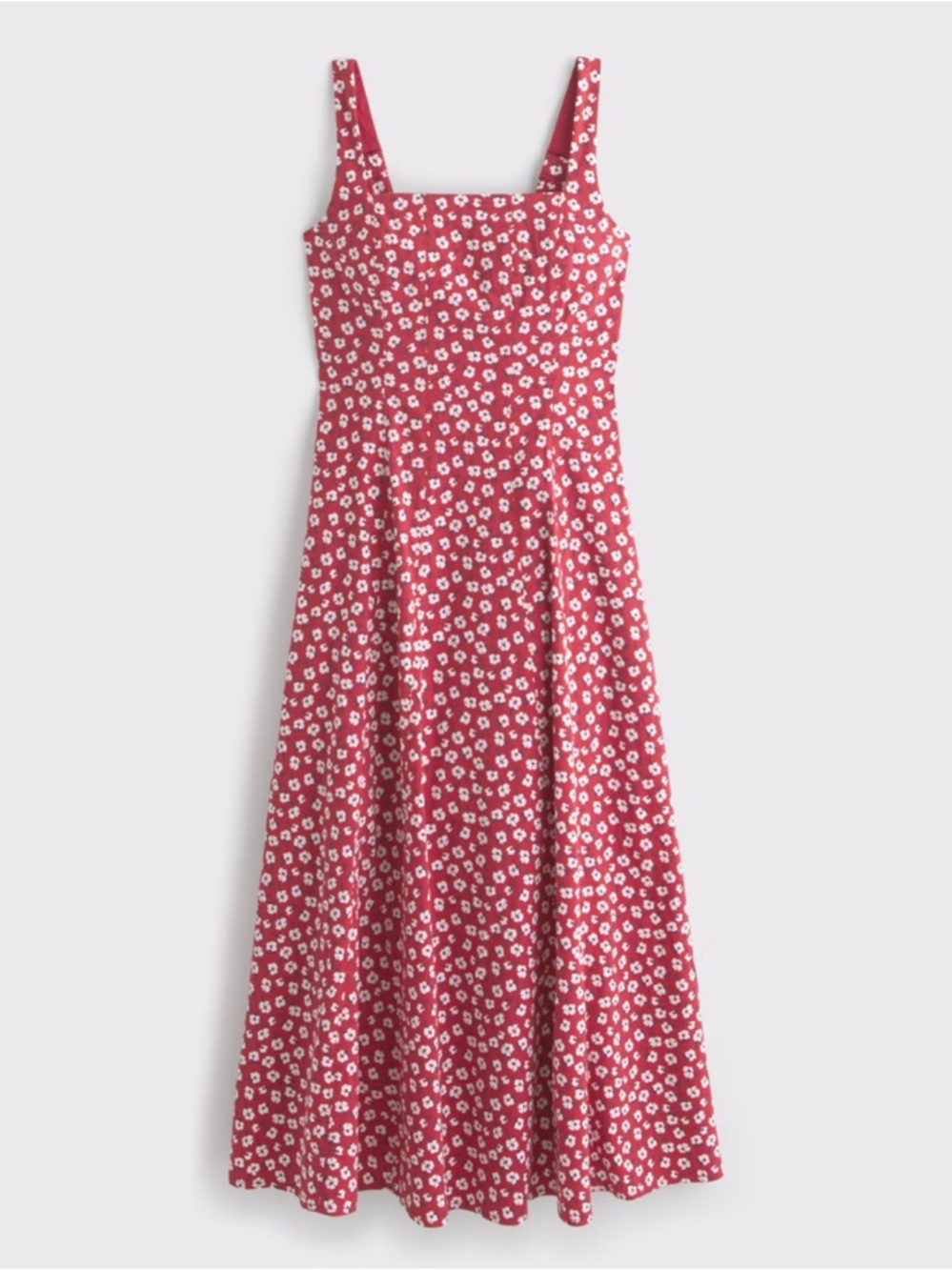 The A&F Mila Stretch Midi Dress SIZE M - Picture 6 of 17
